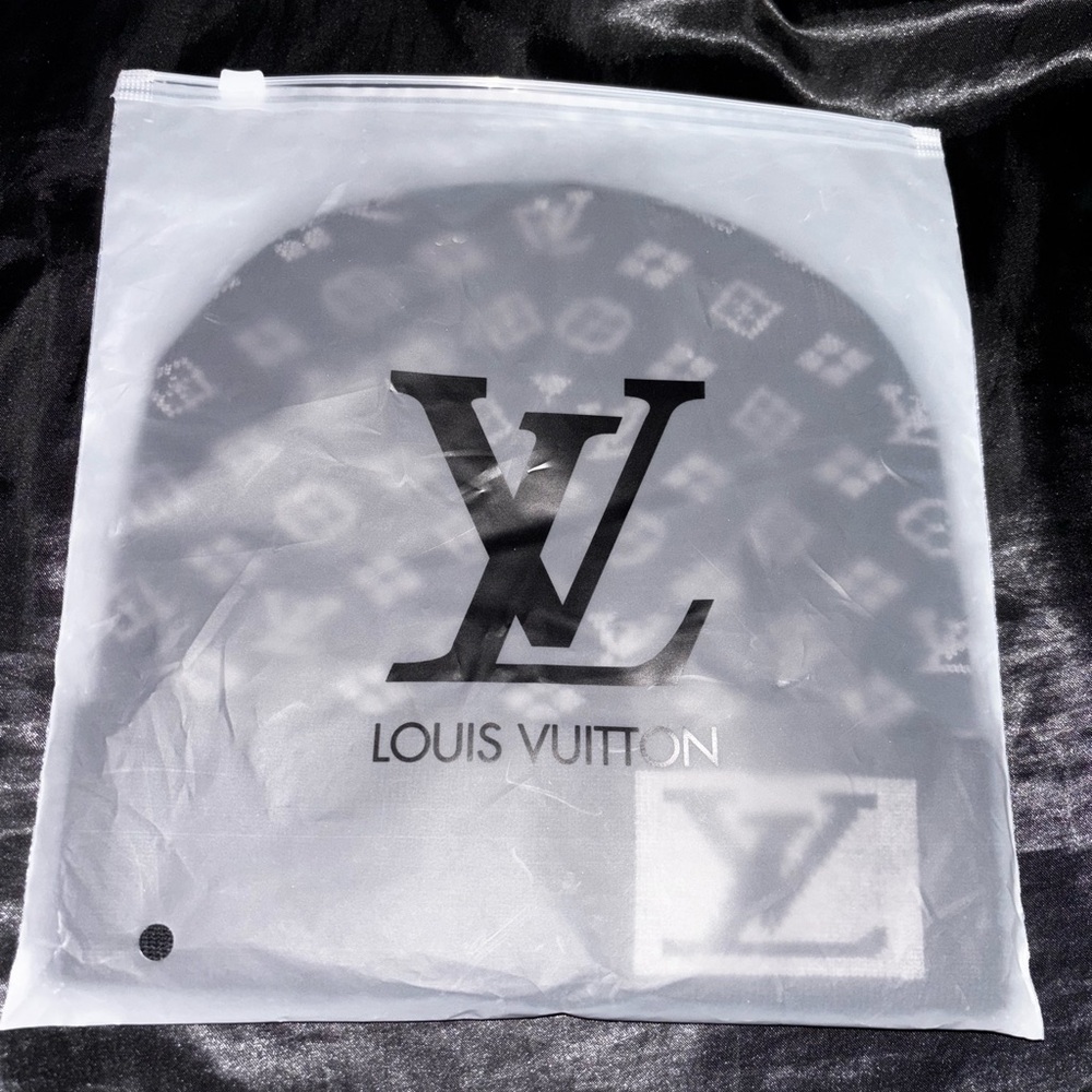 Louis Vuitton Black and Gray Beanie